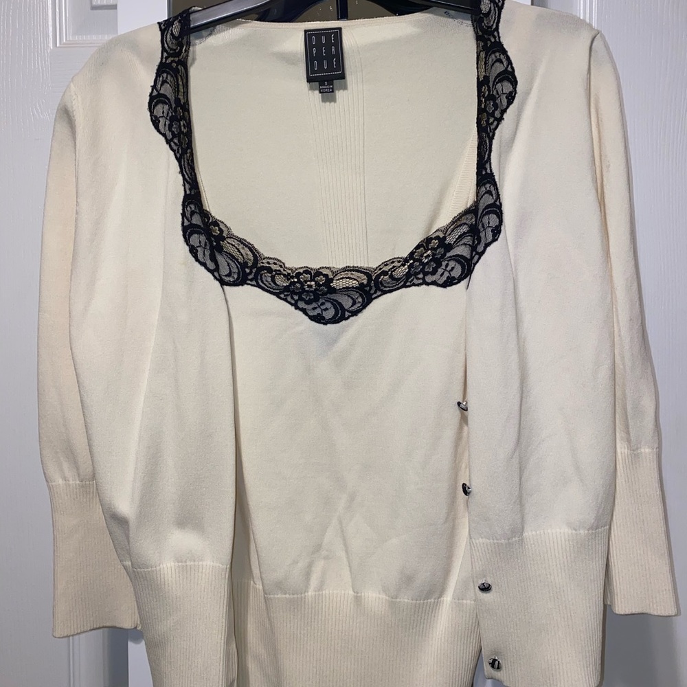 Due per Due cami and cardigan set